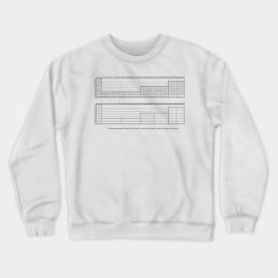 Long-Period Mendeleev Table and the Corresponding Energy Sublevels Crewneck Sweatshirt